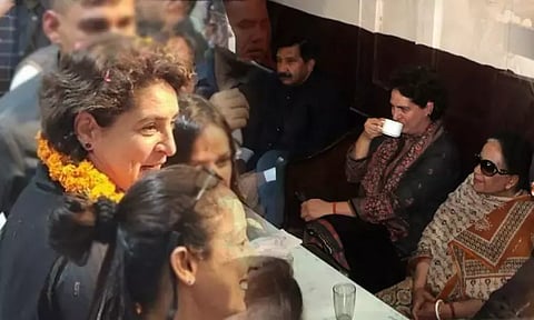 கர்நாடக சட்டசபை தேர்தல் வெற்றி: சிம்லாவில் பிரியங்கா உற்சாக கொண்டாட்டம்