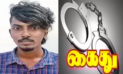 ஆரணியில் கஞ்சா-பட்டா கத்தியுடன் சிக்கிய வாலிபர் கைது