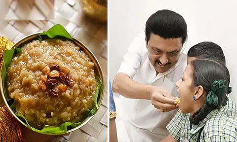 ஒவ்வொரு ஆண்டும் ஜூன் 3-ம் தேதி சத்துணவு கூடங்களில், குழந்தைகளுக்கு இனிப்புப் பொங்கல் வழங்கப்படும் - அரசாணை வெளியீடு