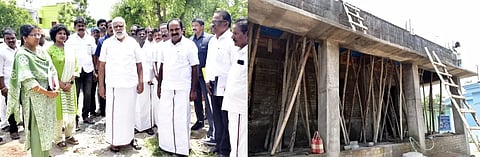 வளர்ச்சி திட்ட பணிகளை அமைச்சர்கள் ஆய்வு
