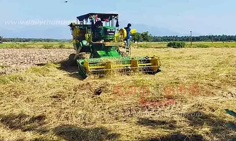 நெல் அறுவடை பணிகள் தீவிரம்