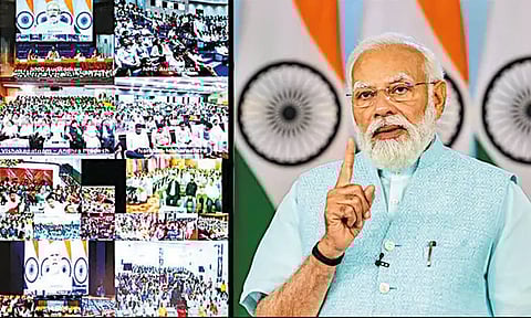 அரசு பணிக்கு ஆள் தேர்வில் ஊழலுக்கு முற்றுப்புள்ளி - பிரதமர் மோடி பெருமிதம்