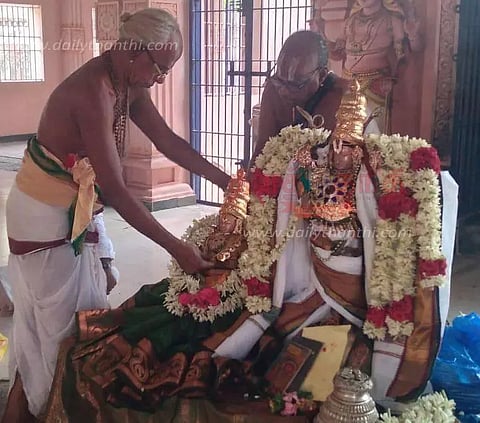 ரெங்கநாதர் பெருமாள் கோவிலில் திருக்கல்யாணம்