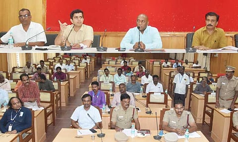 மேல்மலையனூர், திருவக்கரை கோவில்களில் முன்னேற்பாடு பணிகள் குறித்த ஆலோசனைக்கூட்டம்