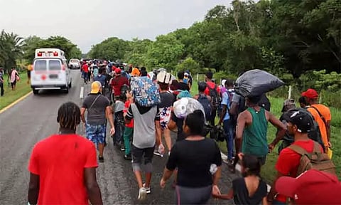 மெக்சிகோவில் புலம்பெயர் தொழிலாளர்களை ஏற்றி சென்ற பஸ் கடத்தல்