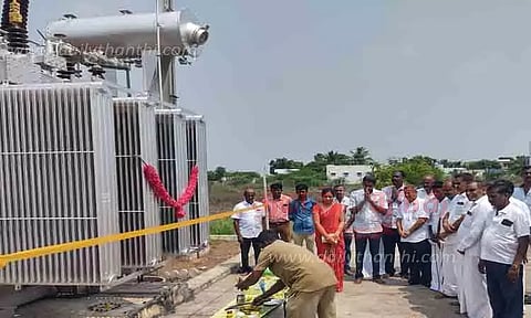 புதிய மின்மாற்றி தாடக்க விழா