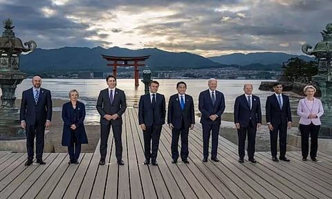 உக்ரைனுக்கு எதிரான ரஷியாவின் சட்டவிரோத போருக்கு எதிராக ஒன்றாக நிற்போம்: ஜி-7 நாடுகள் அறிவிப்பு