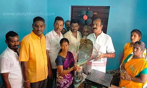 புதிய ரேஷன் கடை திறப்பு