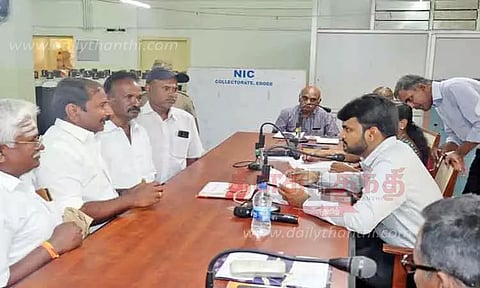 காலிங்கராயன்பாளையத்தில்அரசு ஆரம்ப சுகாதார நிலையம் அமைக்க வேண்டும்;மக்கள் குறைதீர்க்கும் கூட்டத்தில் மனு