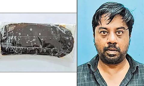 சென்னையில் கஞ்சா கேக் விற்பனை; கூரியர் பார்சலில் கடத்தி வந்த ஆசாமி கைது