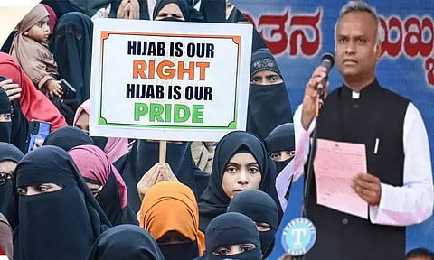 ஹிஜாப் தடை செய்யும் சுற்றறிக்கையை கர்நாடக அரசு திரும்பப் பெறலாம்; ஆர்எஸ்எஸ் அமைப்புக்கு தடை...!