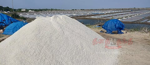 வேதாரண்யத்தில், முழுவீச்சில் உப்பு உற்பத்தி