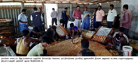 வெல்லம் தயாரிக்கும் ஆலைகளில் உணவு பாதுகாப்பு துறையினர் திடீர் ஆய்வு