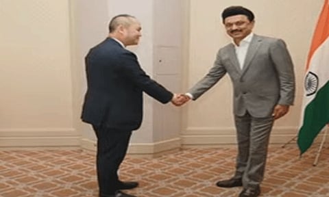 ஜப்பான் நிறுவனத்துடன் தமிழக அரசு ஒப்பந்தம்: முதல் அமைச்சர் முன்னிலையில் கையெழுத்து