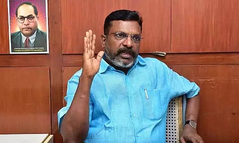 'சாவர்க்கர் பிறந்தநாளில் நாடாளுமன்ற கட்டிடத்தை திறப்பது இந்திய மக்களுக்குச் செய்யும் அவமதிப்பு' - திருமாவளவன்