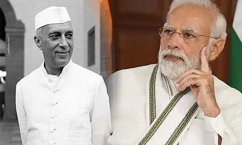 நாட்டின் முதல் பிரதமர் நேருவின் நினைவு நாள்:பிரதமர் மோடி மரியாதை