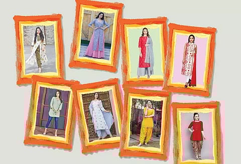 குர்த்திக்கு ஏற்ற பேண்ட் வகைகள்