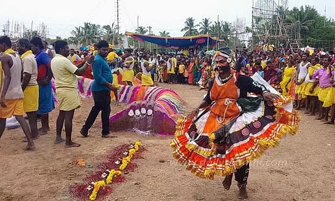 திரவுபதி அம்மன் கோவிலில் துரியோதனன் படுகளம்