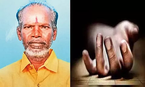 மீஞ்சூர் அருகே தலையில் கல்லைப்போட்டு அ.தி.மு.க. பிரமுகர் கொலை