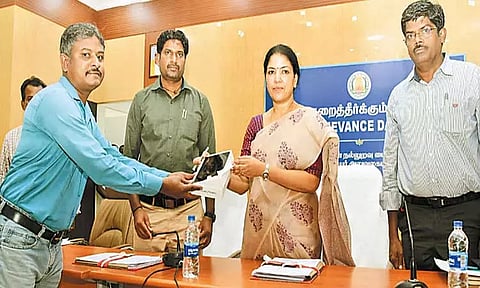 காஞ்சீபுரம் மாவட்டத்தில் மக்கள் குறைதீர்க்கும் நாள் கூட்டம்