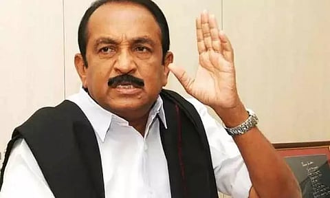 திமுகவுடன் கூட்டணி வைக்கக் கூடாது என சொன்னவர் திருப்பூர் துரைசாமி: வைகோ விமர்சனம்