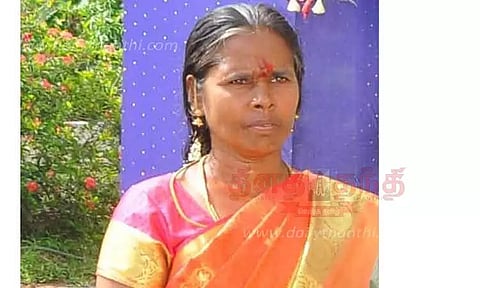 மின்னல் தாக்கி பெண் பலி