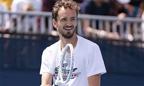 பிரெஞ்சு ஓபன் டென்னிஸ் போட்டி: ரஷிய வீரர் மெட்விடேவ் தோல்வி