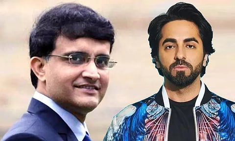 படமாகும் வாழ்க்கை கதை... கங்குலியாக நடிக்கும் ஆயுஷ்மன் குரானா?