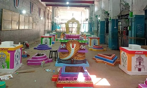 திருவந்திபுரம் தேவநாதசாமி கோவிலில் பாலாலயம்