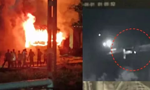 கேரளா: இலத்தூரில் தீப்பிடித்த அதே ரெயிலில் மீண்டும் தீ விபத்து; சதி திட்டமா...!