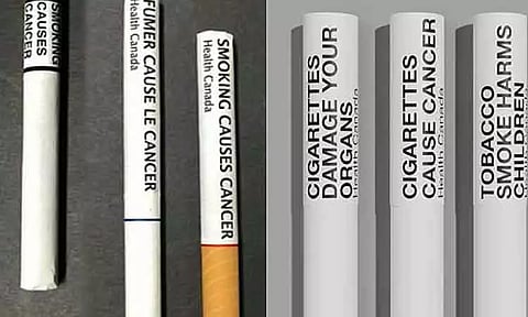 புற்றுநோய் விழிப்புணர்வு: ஒவ்வொரு சிகரெட்டிலும் எச்சரிக்கை வாசகம் - கனடா அரசு நடவடிக்கை