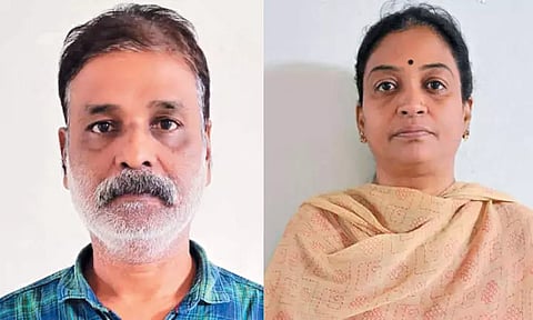 வீடு கட்டி தருவதாக கூறி ஏமாற்றி யோகா ஆசிரியையிடம் ரூ.35 லட்சம் மோசடி: கணவன்-மனைவி கைது