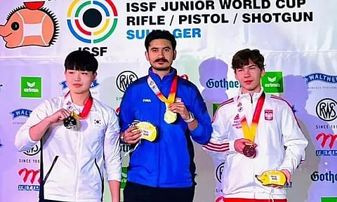 ஜூனியர் உலக கோப்பை துப்பாக்கி சுடுதலில் இந்தியாவுக்கு 2 தங்கம்; பதக்க பட்டியலில் முதல் இடம்