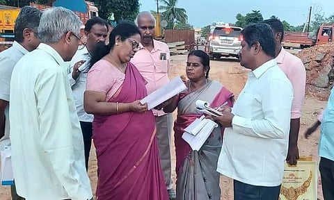 ரூ.28 கோடியில் மேம்பாலம் அமைக்கும் பணி