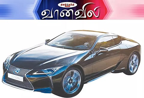 மேம்படுத்தப்பட்ட லெக்சஸ் எல்.சி 500.ஹெச்