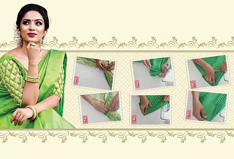 'ஒன் மினிட்' சேலை