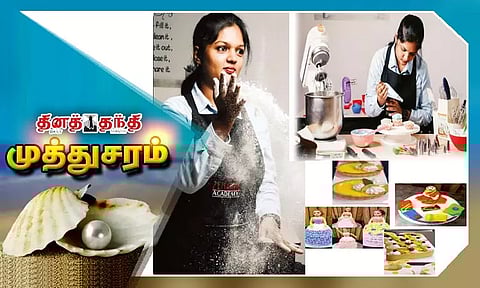 கேக் கலைஞராக அசத்தும் முன்னாள் ஐ.டி.ஊழியர்