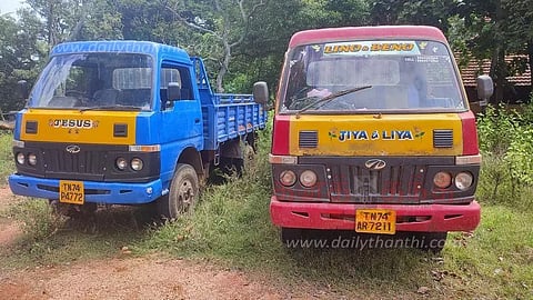 திருவட்டார் அருகே மண் கடத்திய 3 டெம்போக்கள், பொக்லைன் எந்திரம் பறிமுதல் வாலிபர் கைது