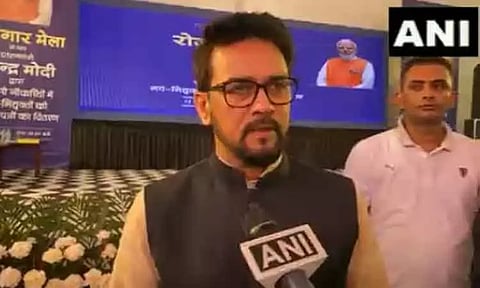 'இந்திய அரசு குறித்து ஜேக் டார்சி தெரிவித்த குற்றச்சாட்டு முற்றிலும் தவறானது' - மத்திய மந்திரி அனுராக் தாக்கூர்