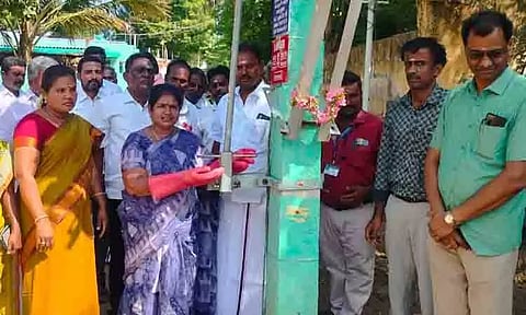 கிருஷ்ணராயபுரத்தில் புதிய மின்மாற்றிகள் பயன்பாட்டிற்கு வந்தது