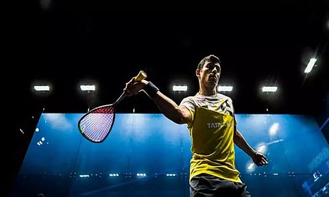 Saurav Ghosal (image courtesy: PSA World Tour twitter via ANI) 