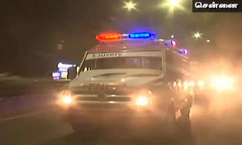 செந்தில் பாலாஜி காவேரி மருத்துவமனையில் அனுமதி - மருத்துவமனை வளாகத்தில் பலத்த போலீஸ் பாதுகாப்பு