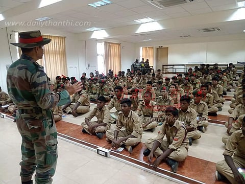 என்.சி.சி. பயிற்சி முகாம்