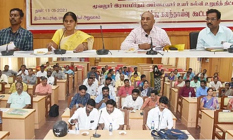 தகுதியான மாணவிகள் யாரும் விடுபடாமல் புதுமைப்பெண் திட்டத்தை சிறப்பான முறையில் செயல்படுத்த வேண்டும் கலெக்டர் பழனி உத்தரவு