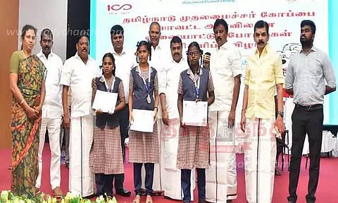 "விளையாட்டு மைதானம் அமைக்க ரூ.3 கோடி நிதி ஒதுக்கீடு"-அமைச்சர் ராஜகண்ணப்பன் பேச்சு