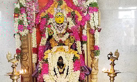 பகவதி அம்மனுக்கு சிறப்பு அபிஷேகம்