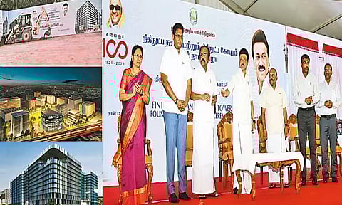 சென்னை நந்தம்பாக்கத்தில் ரூ.370 கோடியில் நிதிநுட்ப நகரம், நிதிநுட்ப கோபுரம்