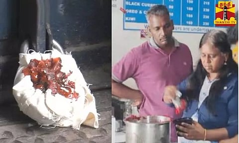 திருச்சியில் 30 வருடமாக செயல்பட்டு வந்த ஐஸ்கிரீம் கடைக்கு சீல் - சோதனையில் தரமில்லாத ஐஸ்கிரீம்கள் இருந்ததால் நடவடிக்கை