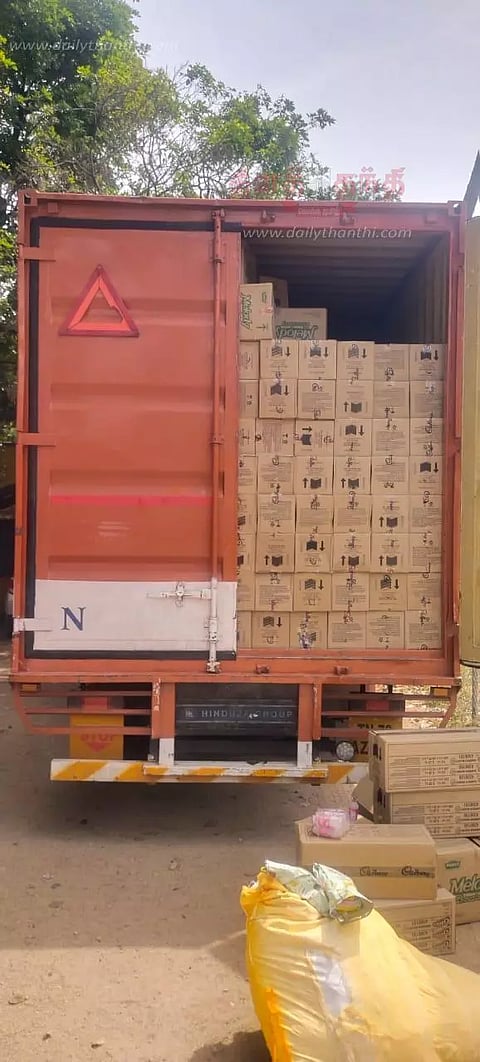 பெங்களூருவில் இருந்து கேரளாவிற்கு கடத்த முயற்சி:ரூ.35 லட்சம் குட்கா லாரியுடன் பறிமுதல்டிரைவர் கைது