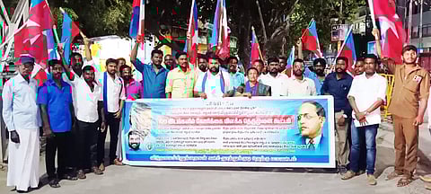 விடுதலை சிறுத்தைகள் கட்சி சார்பில் தெருமுனை பிரசார கூட்டம்